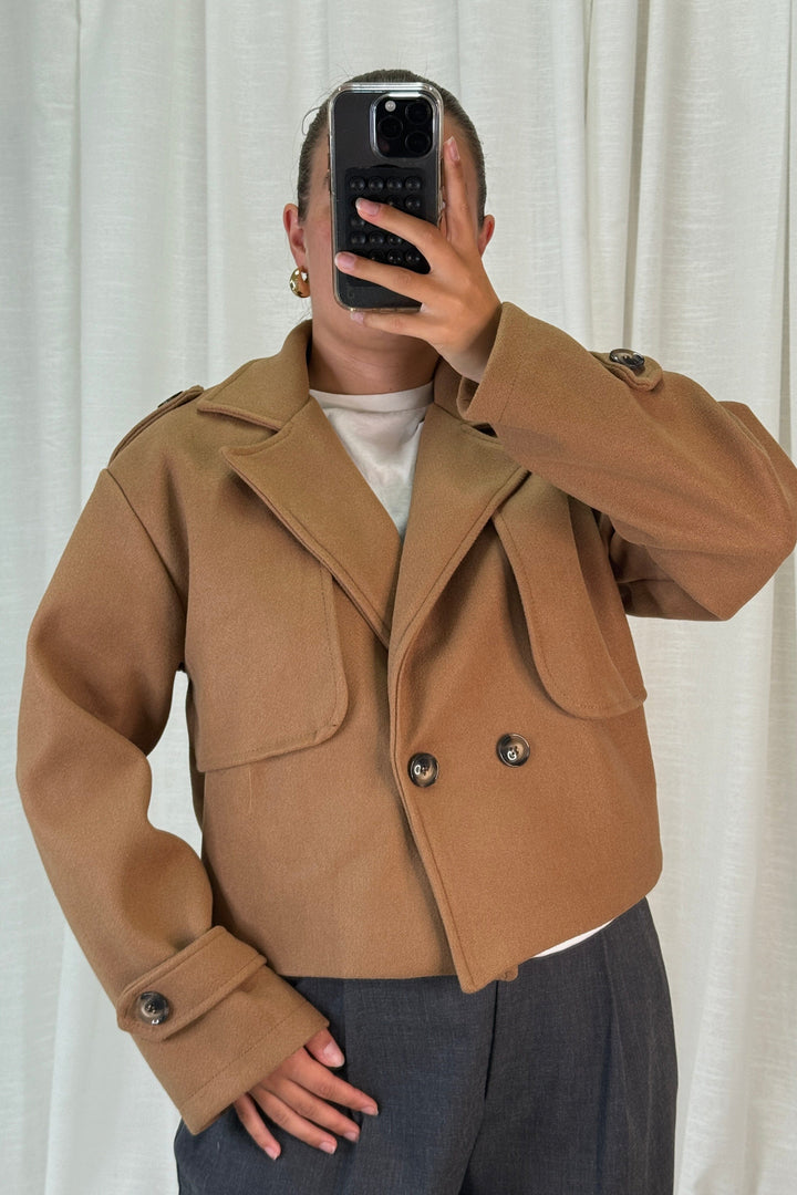 A-bee - Naomi Jacket - Camel Jakker 