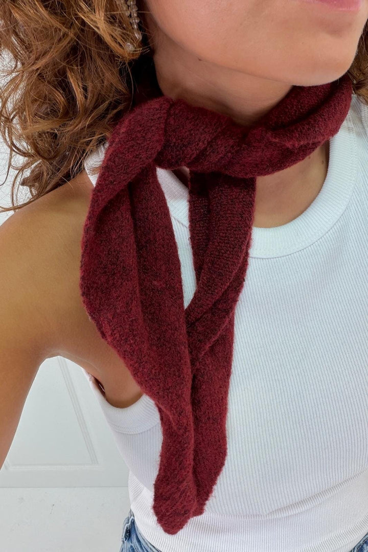 A-bee - Noelia Scarf - Burgundy Tørklæder 
