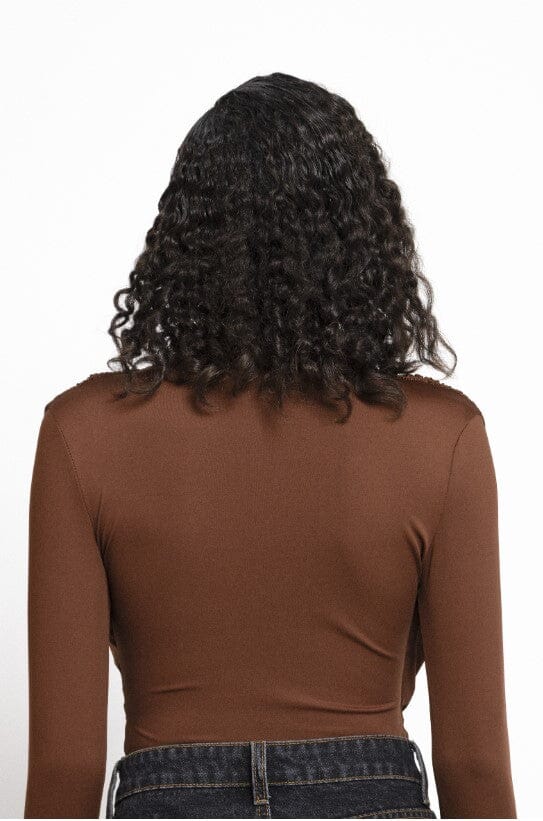 A-bee - Rakel Bodystocking - Brown Bodystockings 