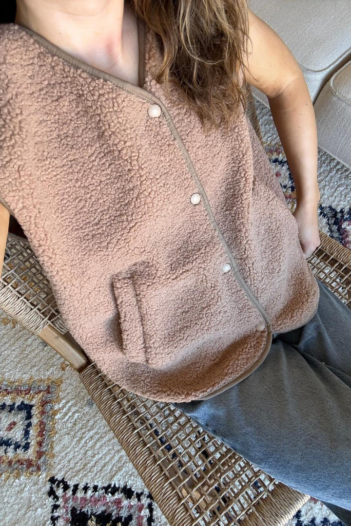 A-bee - Rebekka Vest - Beige Veste 