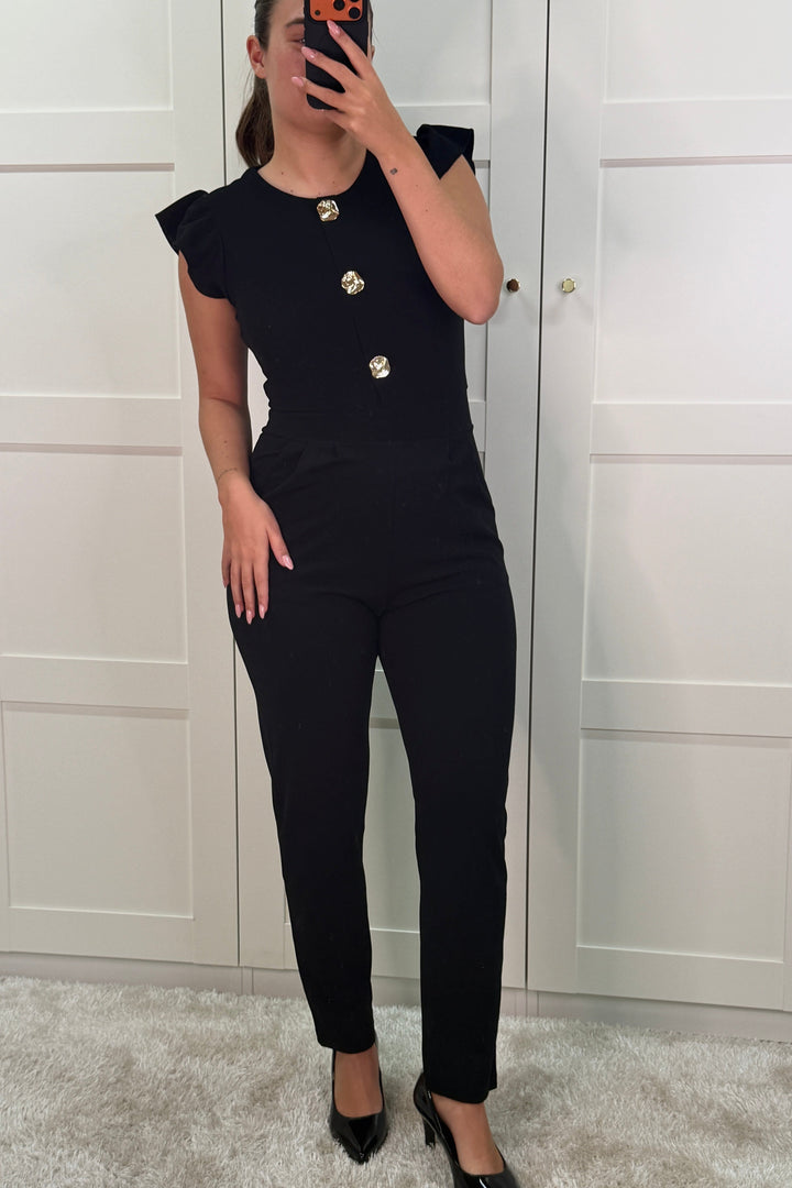 A-bee - Sina Jumpsuit - Black Buksedragter 
