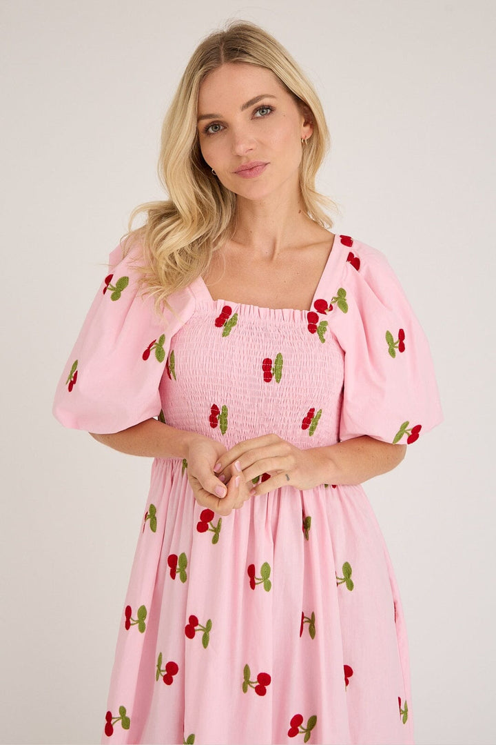 A-View - Cheri Fruit Dress AV4850 - 255 - Rose/Red