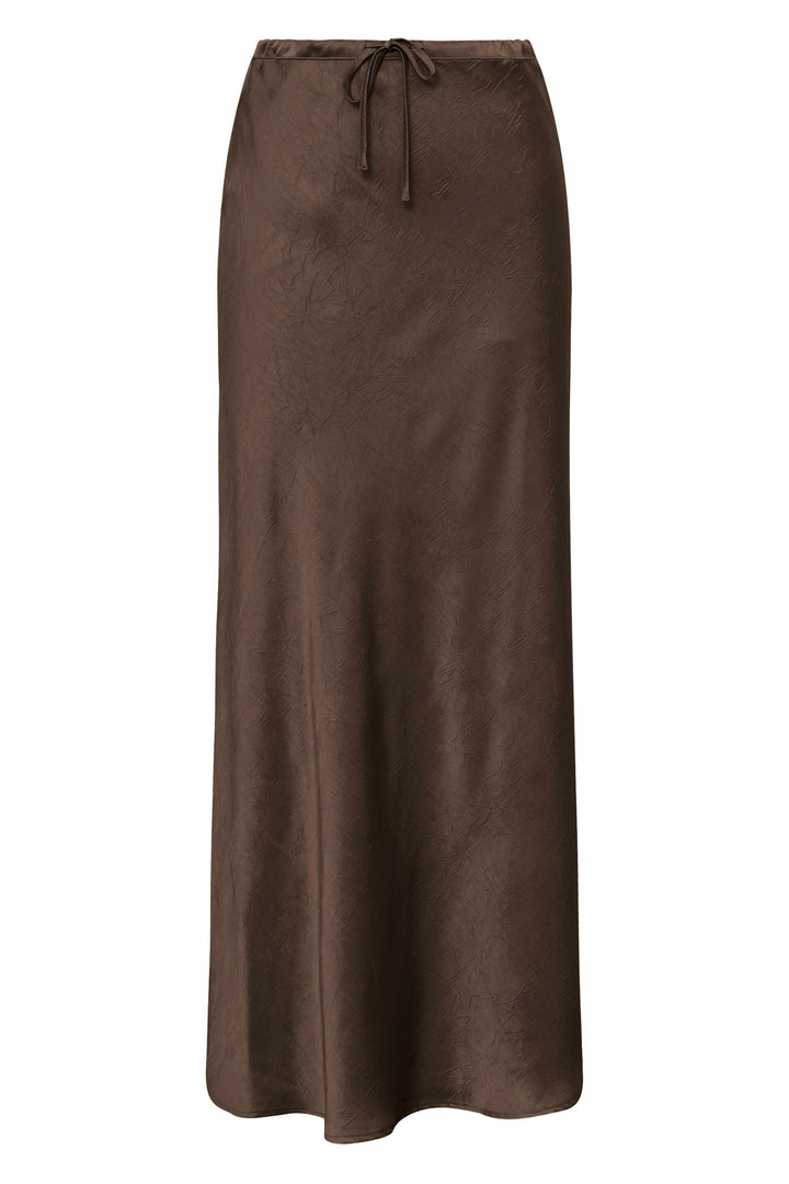 A-View - Emily Skirt AV4923 - 194 - Dark Brown Nederdele 