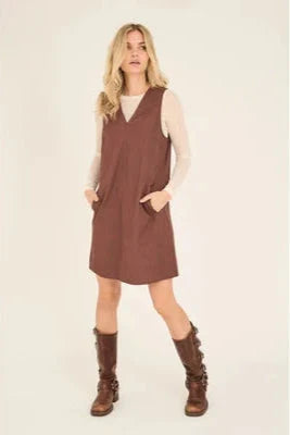 A-View - Juliette Spencer Dress AV7025 - 213 - Deep Mauve Kjoler 