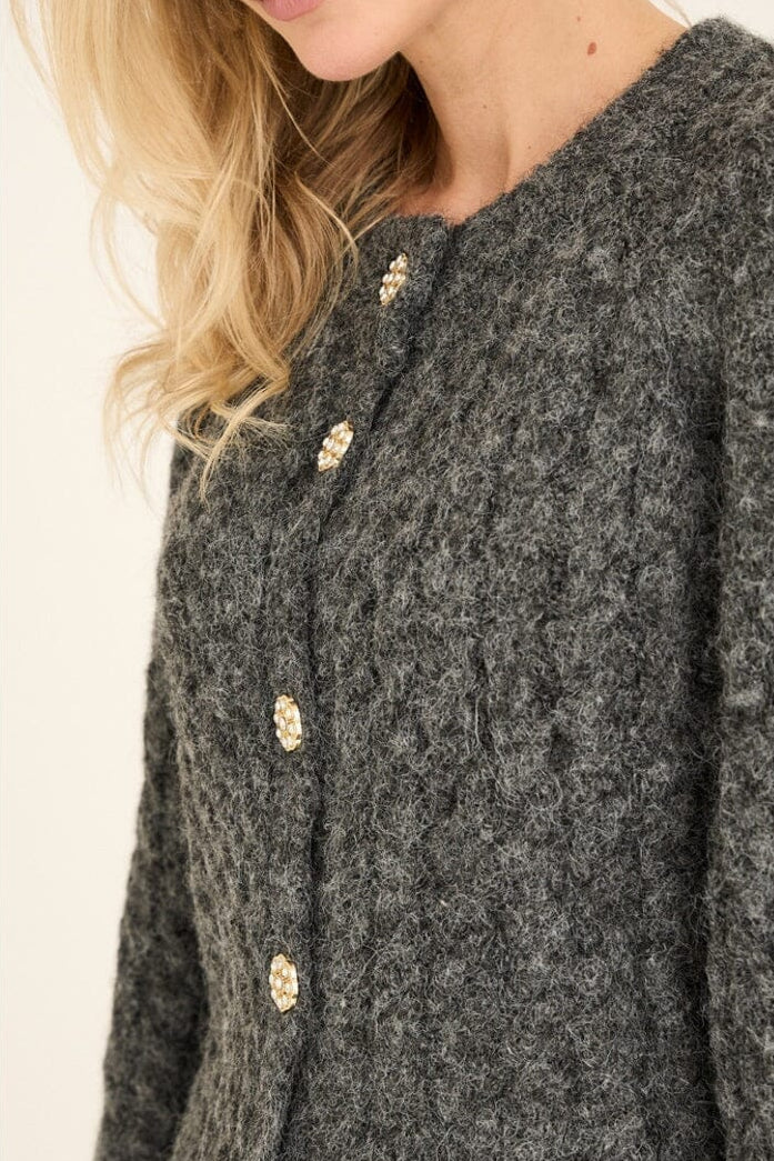 A-View - Kabba Knit Cardigan AV6022 - 283 - Dark Grey