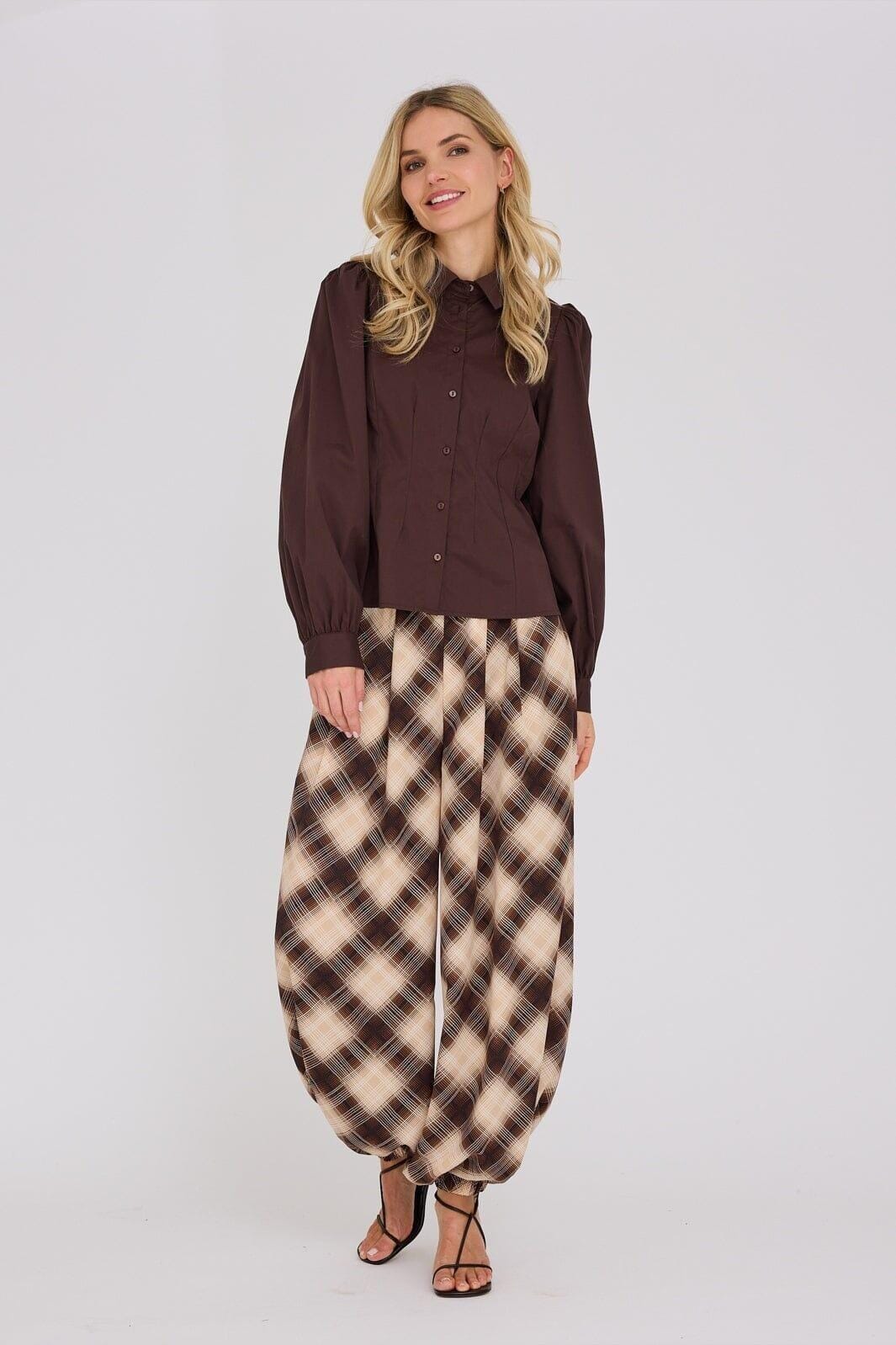 A-View - Malika Shirt AV4639 - 194 - Dark Brown