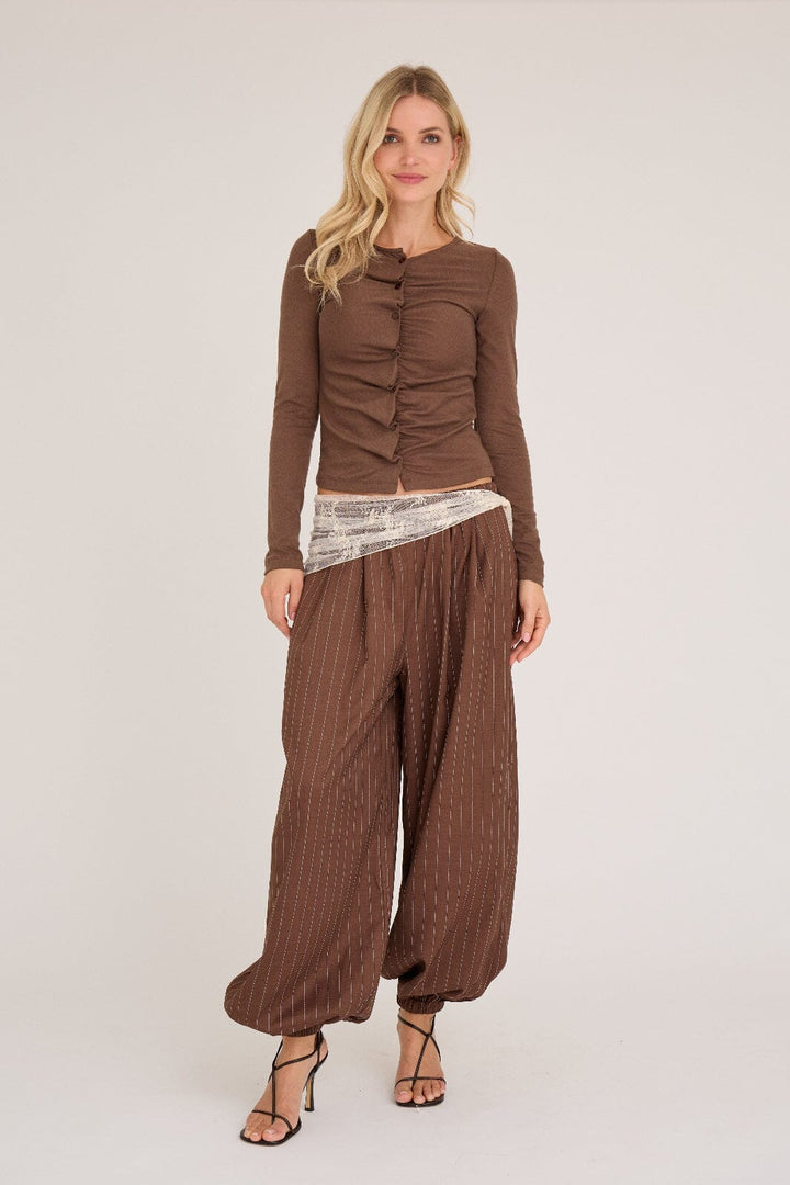 A-View - Ollie Pans AV8194-L - 117 - Brown Bukser 