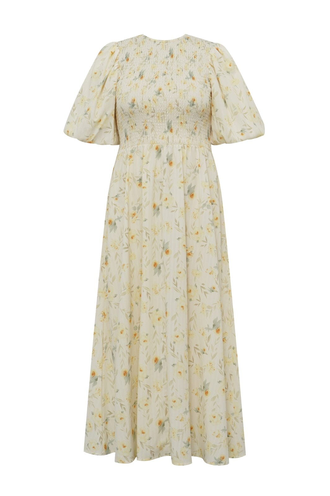 A-View - Tabita Dress AV5010 - 201 - Sand/Yellow