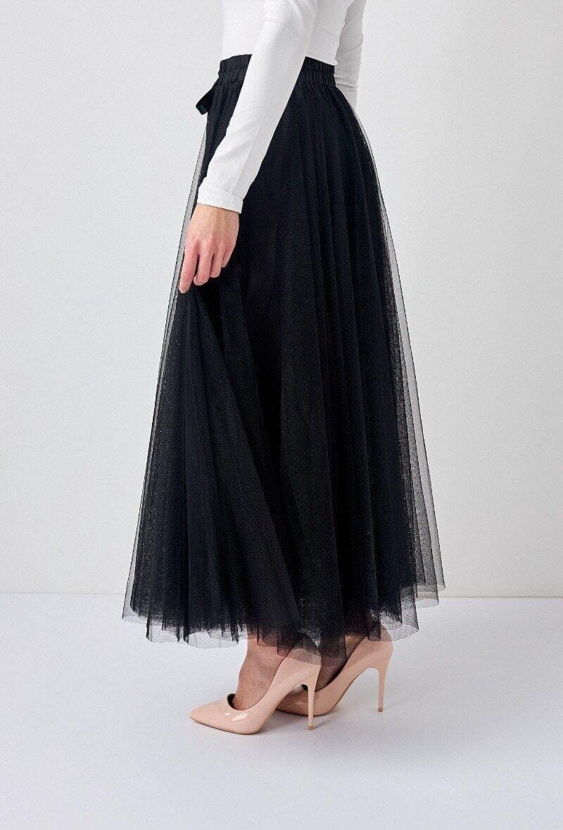 Anobel Copenhagen - Long Tulle Skirt CK08077 - Black
