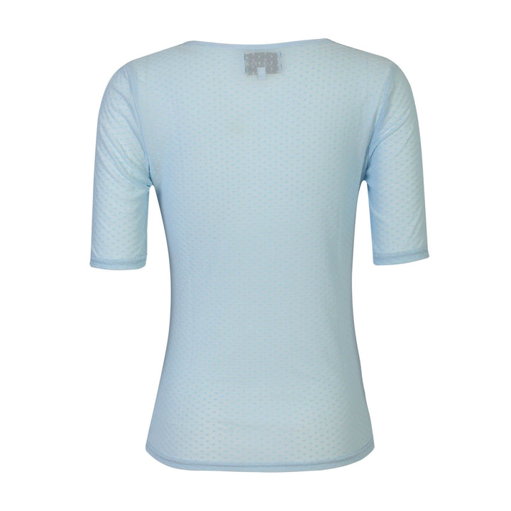 Liberte - Mesh Ss Tshirt, Dot 22011 - Light Blue