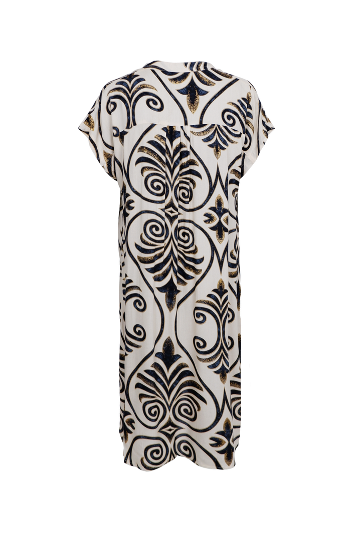 Black Colour - Bcstella Short Dress 39608 - Malaka White