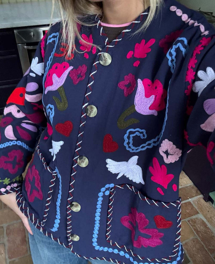 Sissel Edelbo - Maggie Jacket Se 2026 - Navy Festival