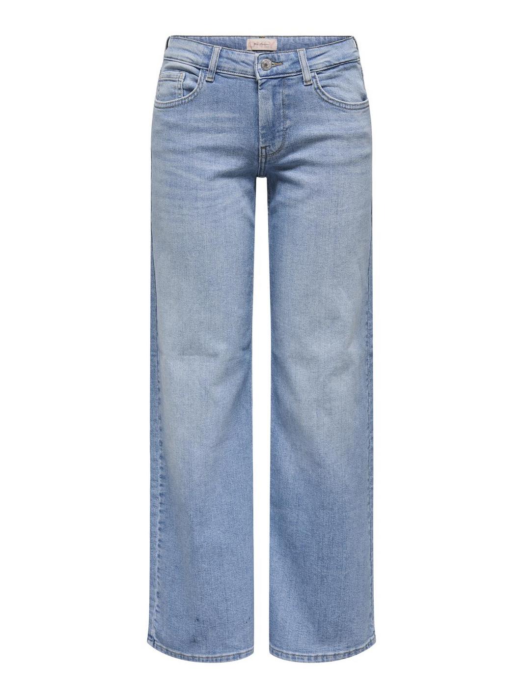 Only - Onljudy-O Lw Wide Leg Tai433 - 4864655 Light Blue Denim Rg