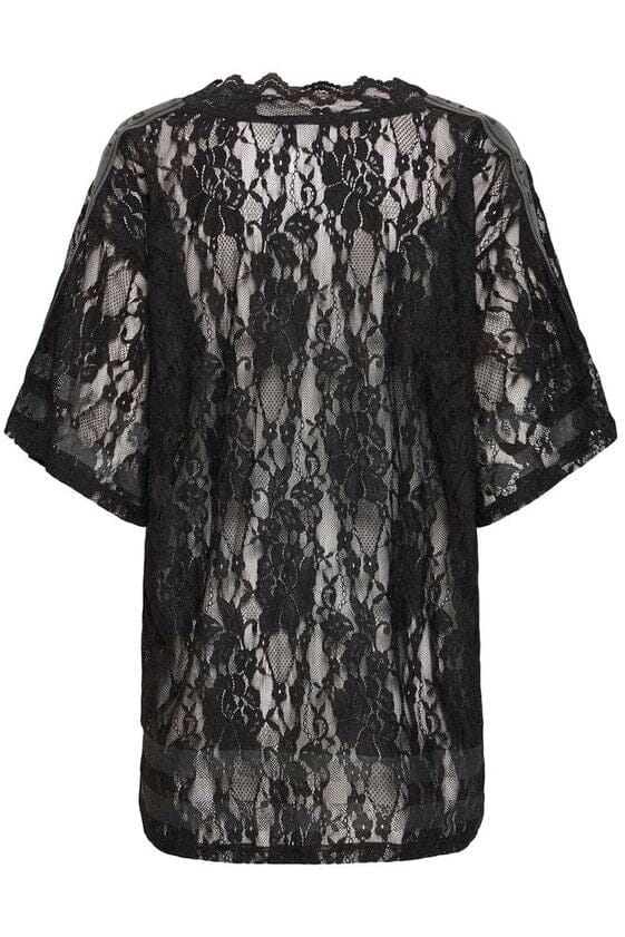 Ball - Bafine Lace Oz Tee 50408068 - 193911 - Black T-shirts 