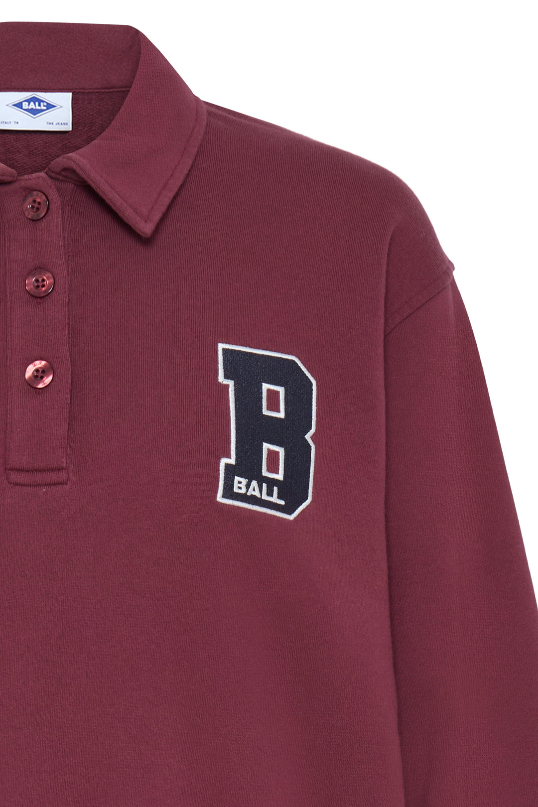 Ball - Bariva Polo Sweat 50408098 - 191526 - Chocolate Truffle Sweatshirts 