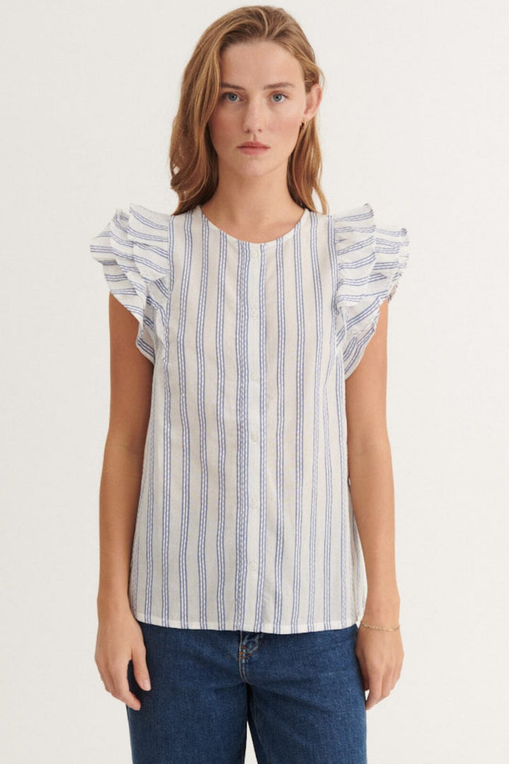 Basic Apparel - Ada Shirt BA426-05 - 781 - True Navy / Whisper White