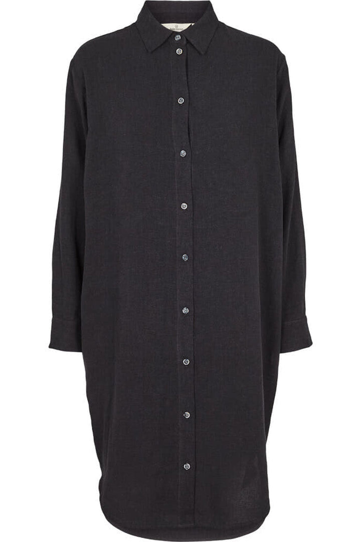 Basic Apparel - Vilde Loose Shirt Dress - Black Kjoler 