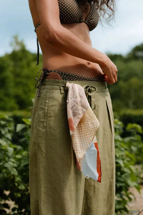 Beck Söndergaard - Quilta Cotta Scarf 2601300016 - 1319 - Khaki Green Tørklæder 