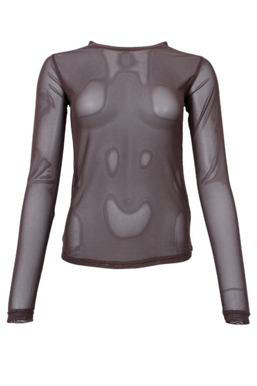 Black Colour - Bcannie Mesh Blouse 3846 - Shirts - Coffee Bluser 