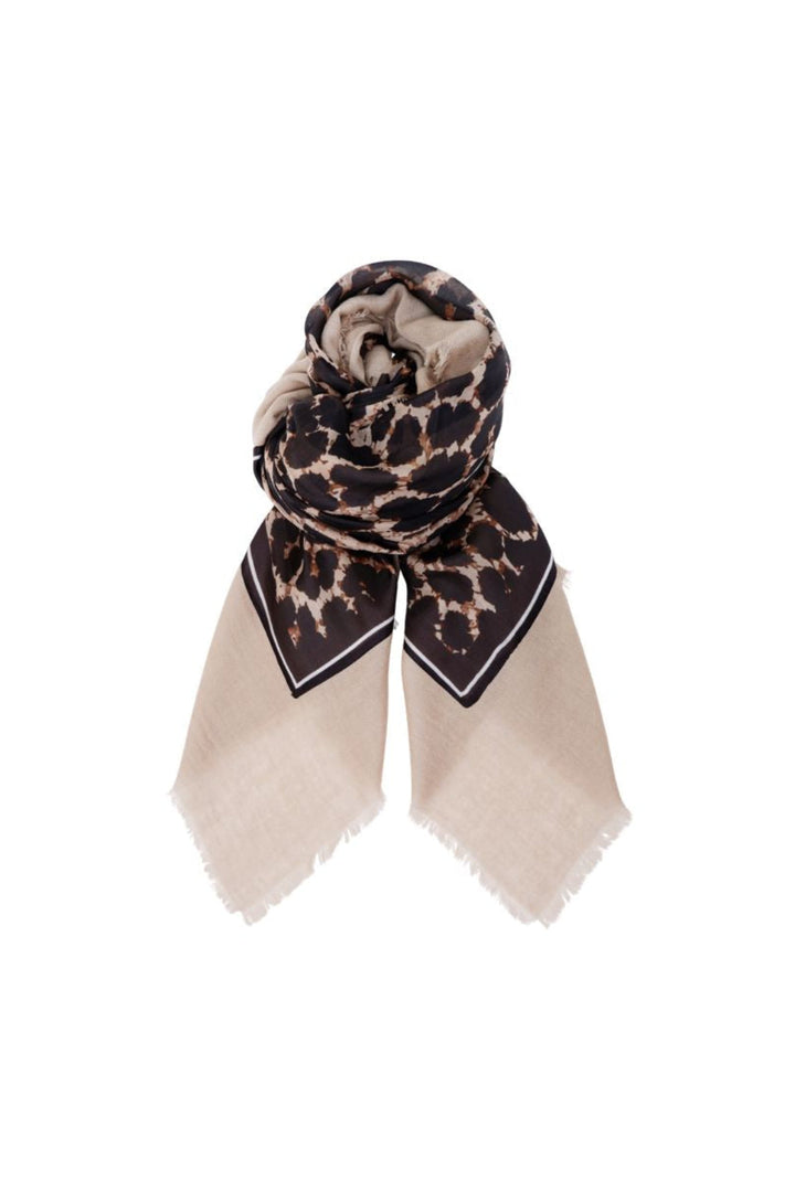 Black Colour - Bcbaylee Deluxe Scarf 208458 - Leopard