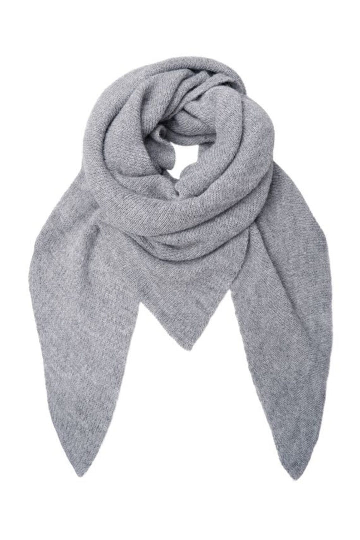 Black Colour - Bcbex Solid Scarf 208350 - Grey Tørklæder 