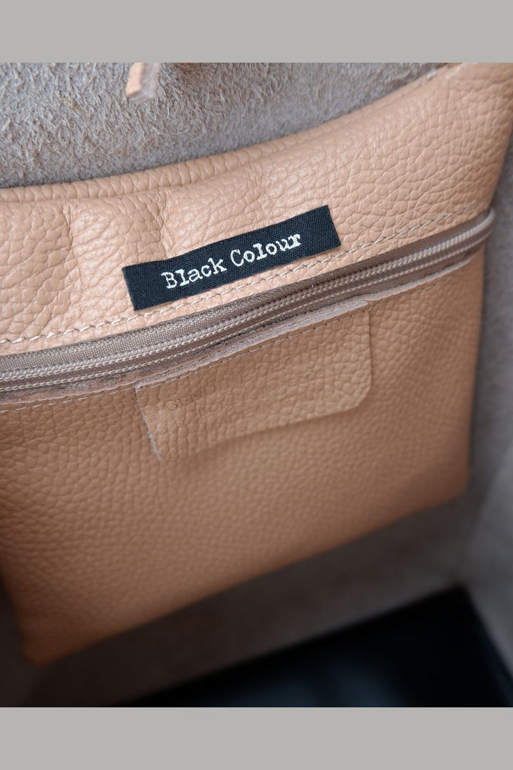Black Colour - Bcchristy Leather Totebag 9374 - Blush Rose