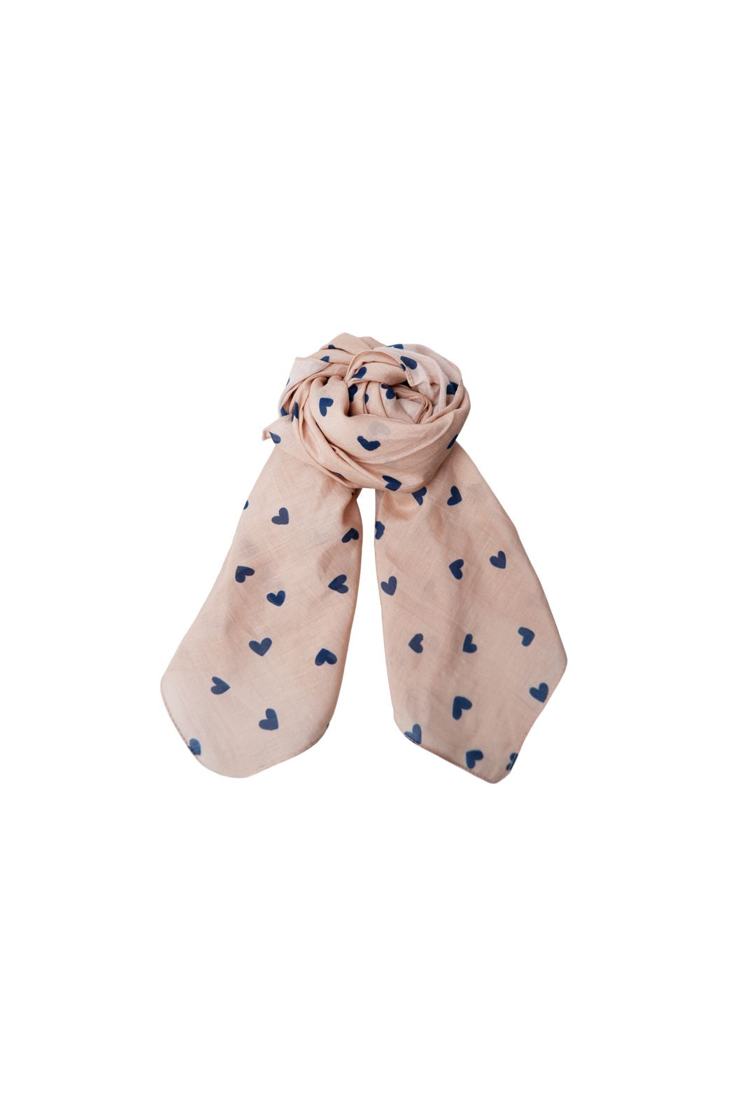 Black Colour - Bcclaudine Mini Scarf 3657 - Blue Heart