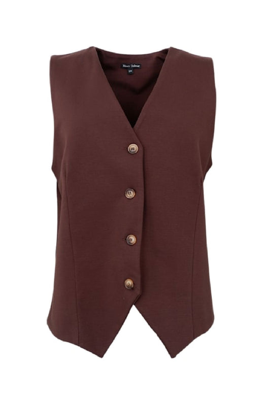 Black Colour - Bcdavi Casual Vest 40991 - Coffee Veste 