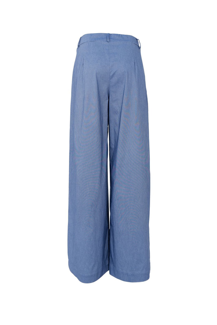 Black Colour - Bcdavina Wideleg Pant 40865 - Lt. Denim Melange