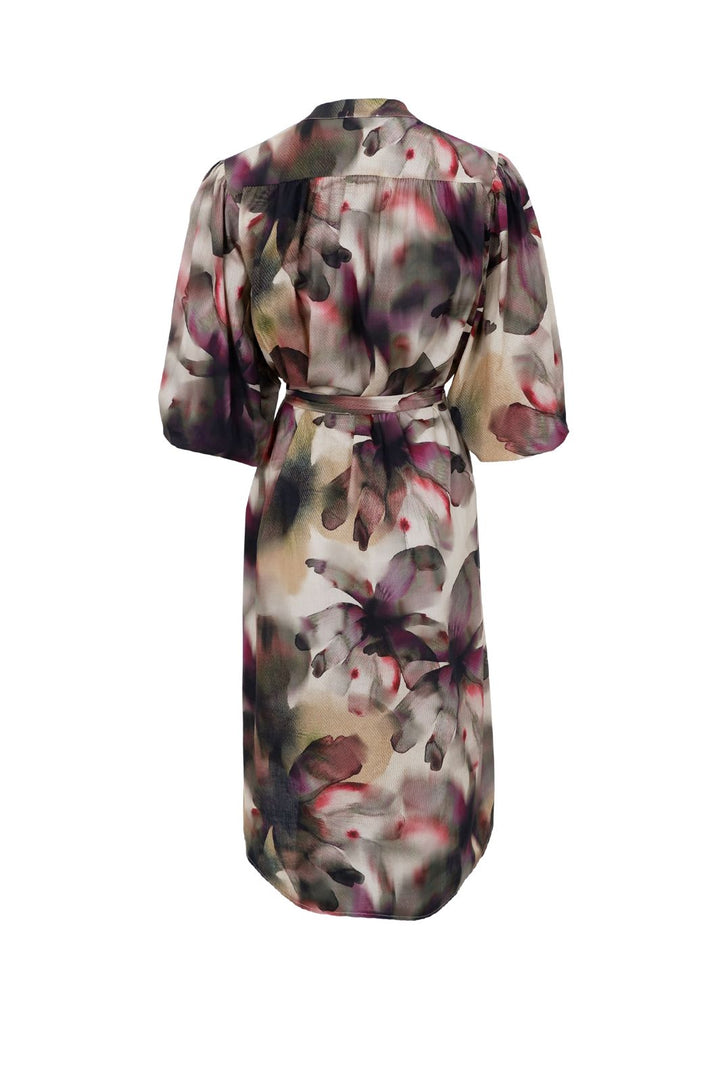 Black Colour - Bcfilora Dress 40904 - Plum Flower