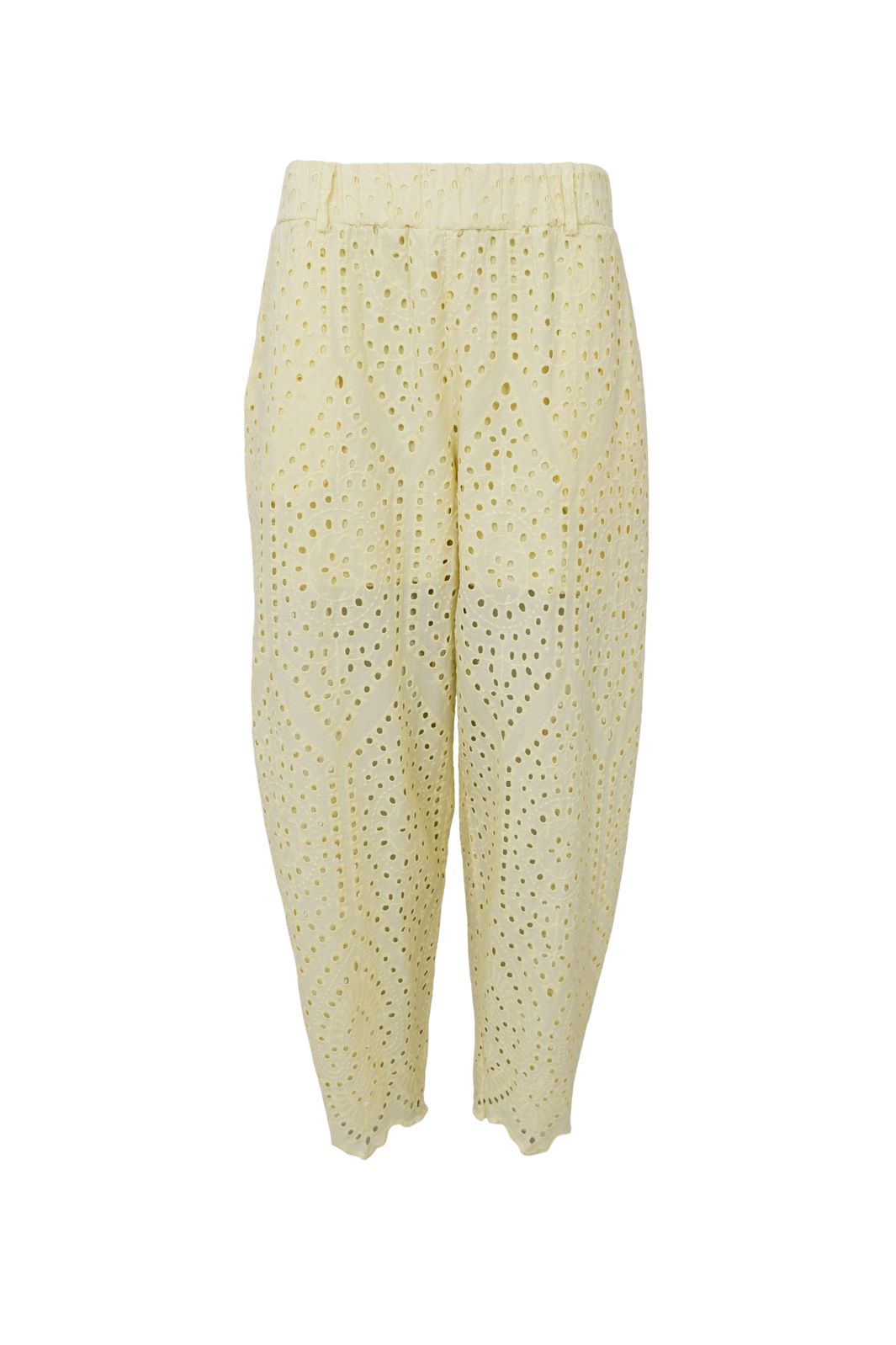 Black Colour - Bcfrey Barrel Lace Pant 41196 - Lt. Yellow