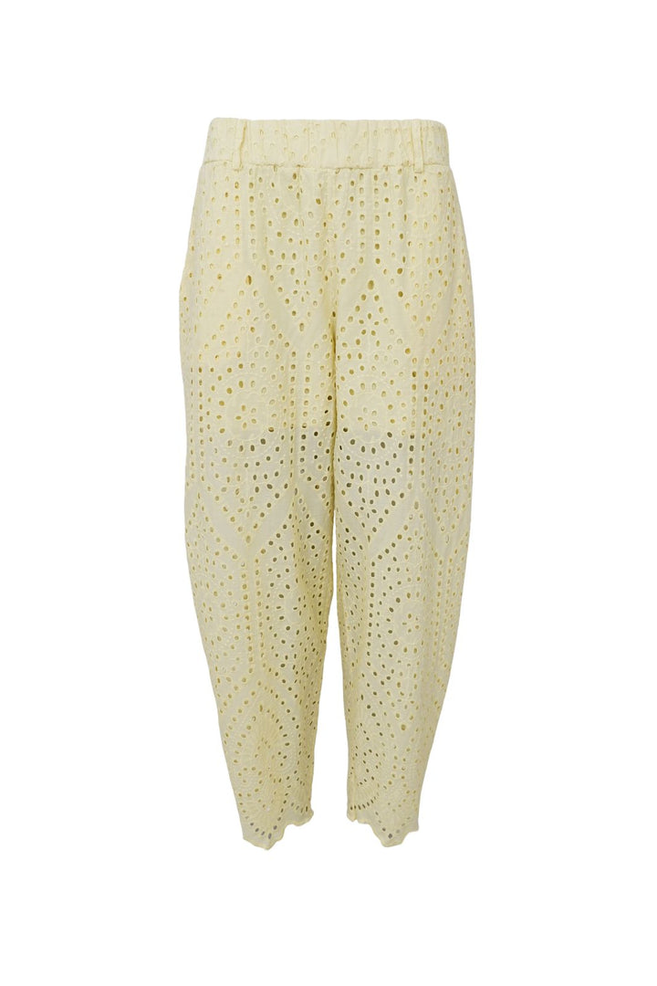Black Colour - Bcfrey Barrel Lace Pant 41196 - Lt. Yellow