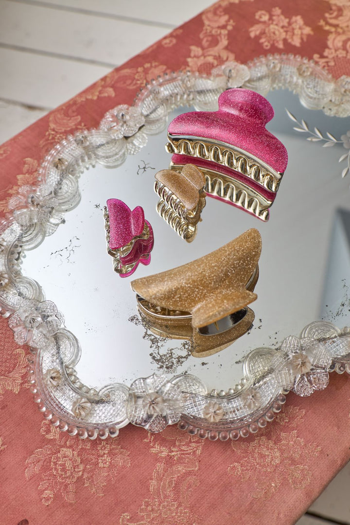 Black Colour - Bcglint Small Hair Claw 6003 - Pink