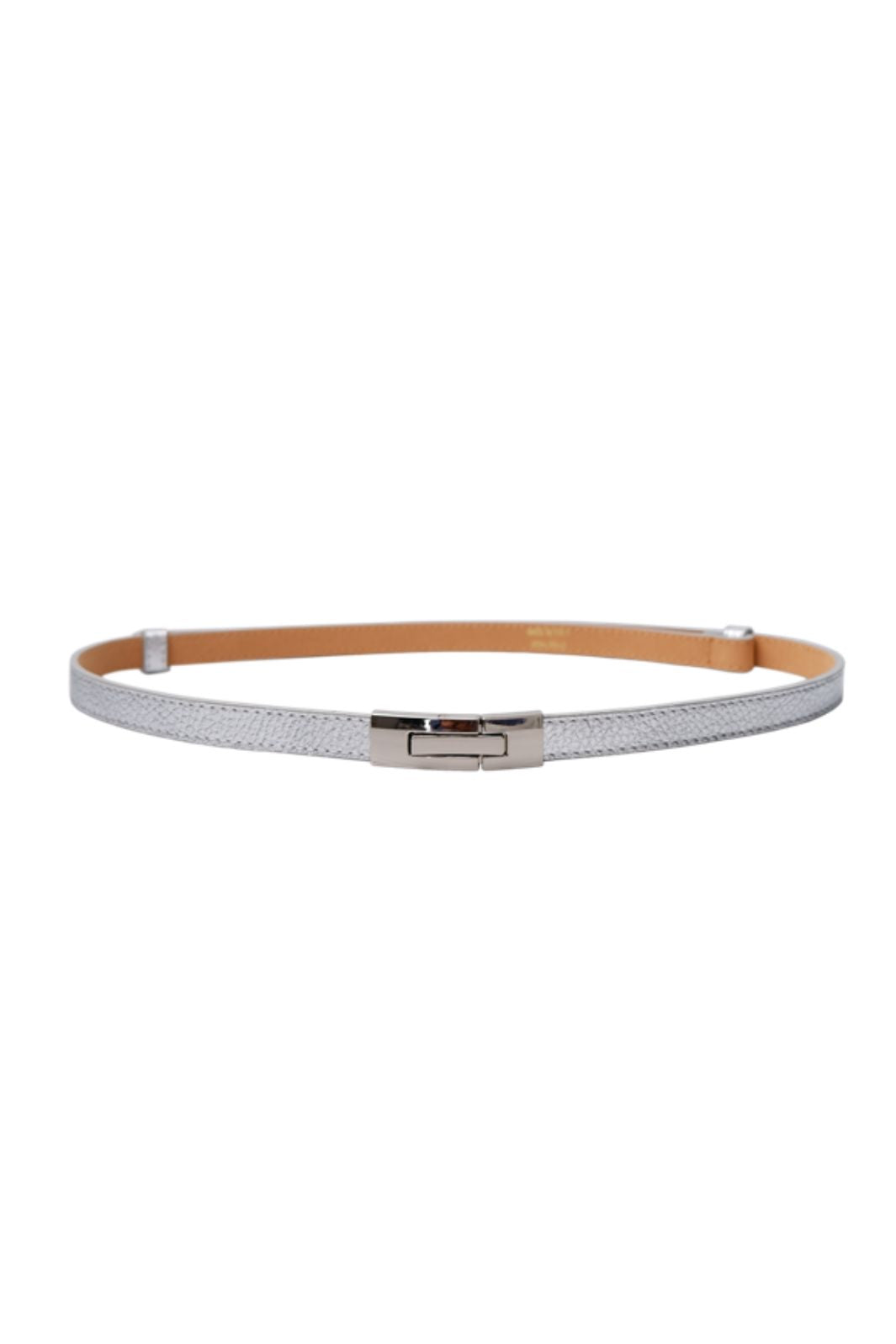 Black Colour - Bchazel Belt 10337 - Silver Coloured