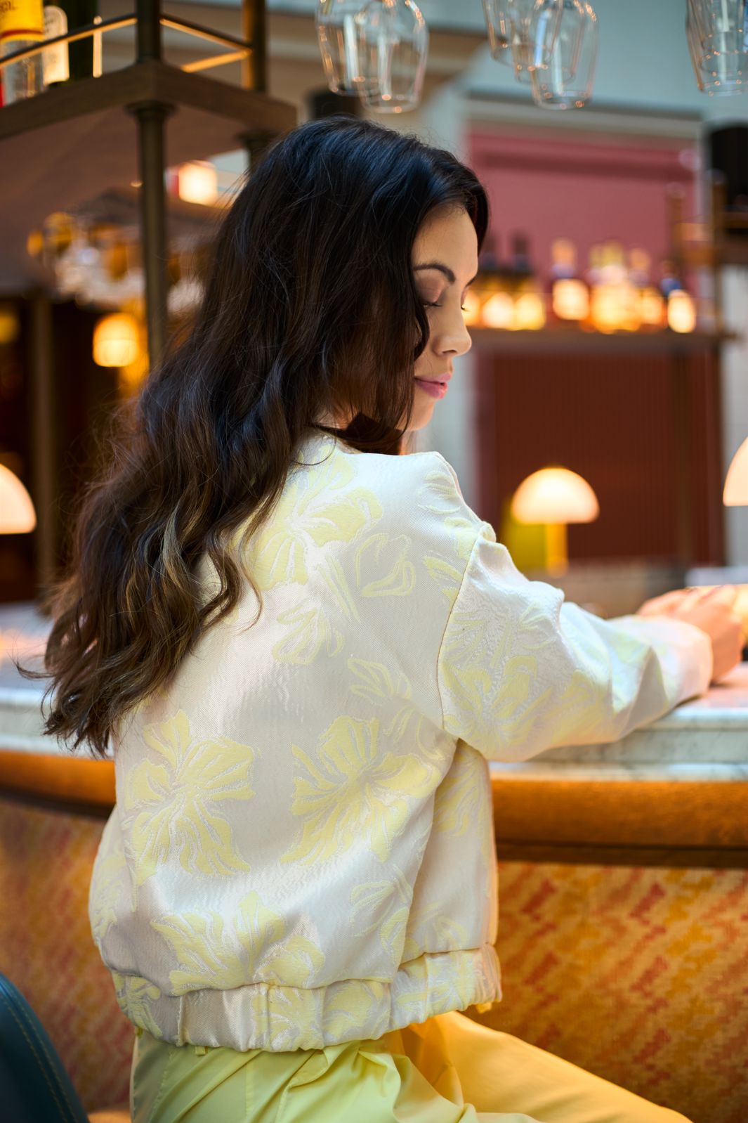 Black Colour - Bcjackline Bomber Jacket 41133 - Lt. Yellow