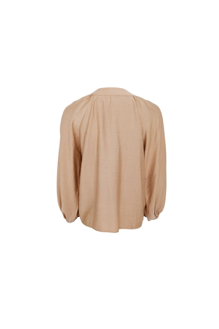 Black Colour - Bcluisa Raglan Blouse 40917 - Caramel