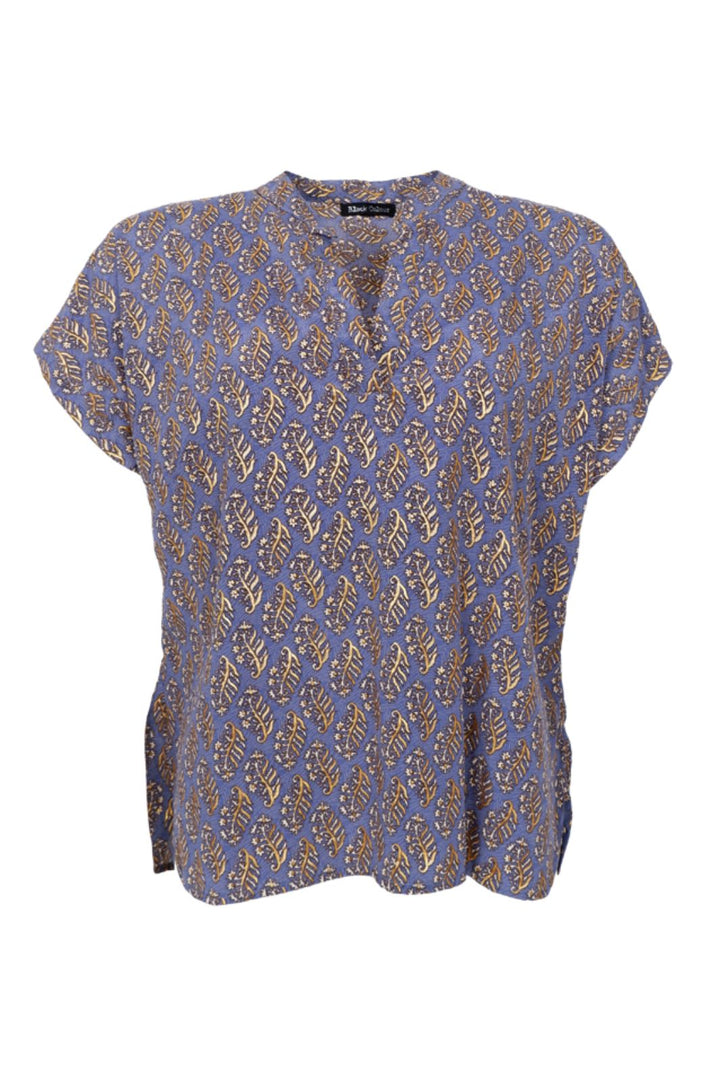Black Colour - Bcluna Andrea S/S Blouse 39234 - Blue Mist