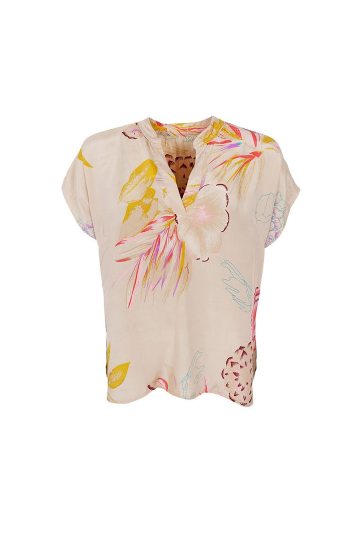 Black Colour - Bcluna Andrea S/S Blouse 39234 - Poppy Rose