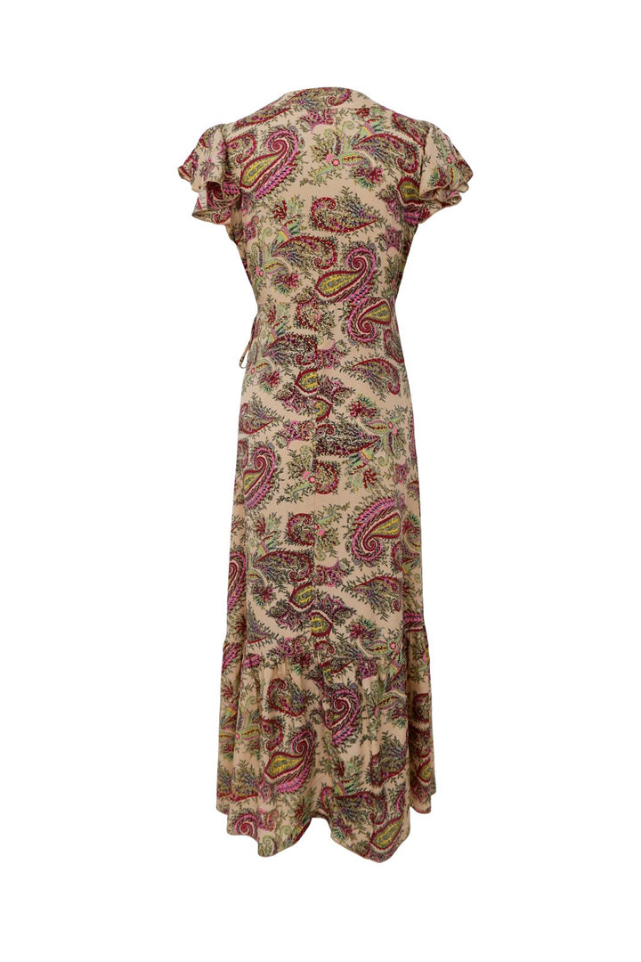 Black Colour - Bcluna Flared Wrap Dress 39151 - Ruby Meadow