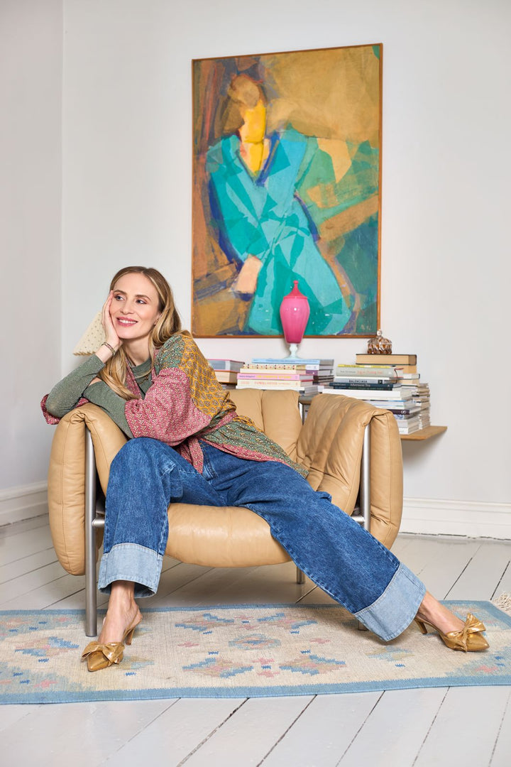 Black Colour - Bcluna Short Kimono 39149 - Vivid Passion