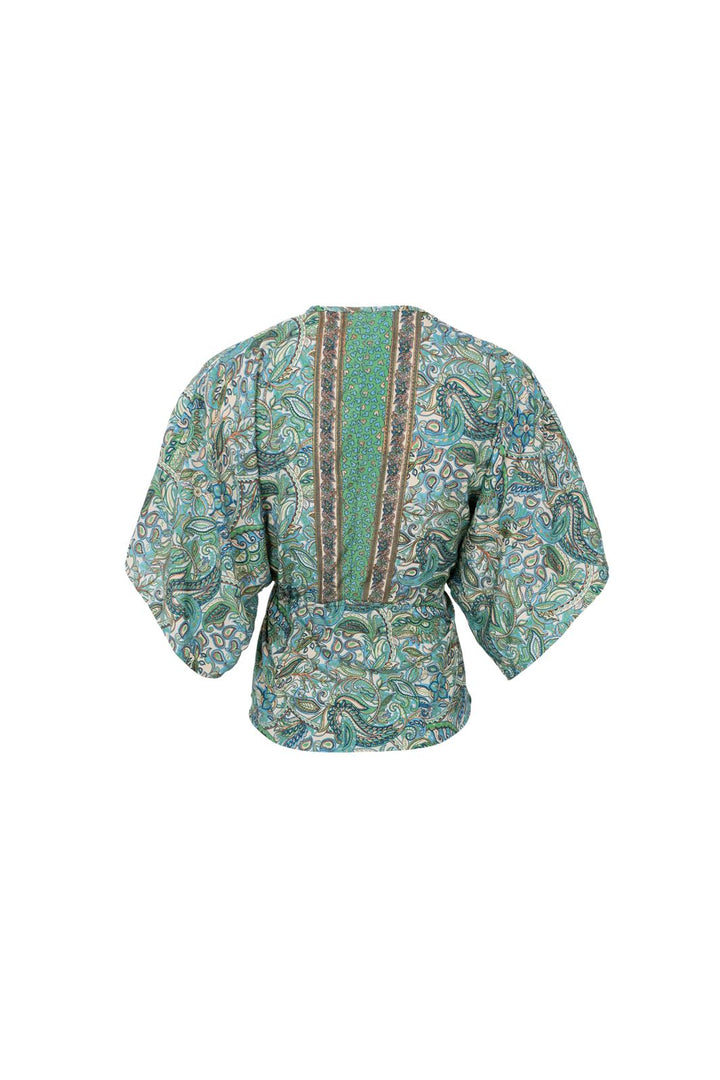 Black Colour - Bcluna V-Neck Blouse 39238 - Sea Green