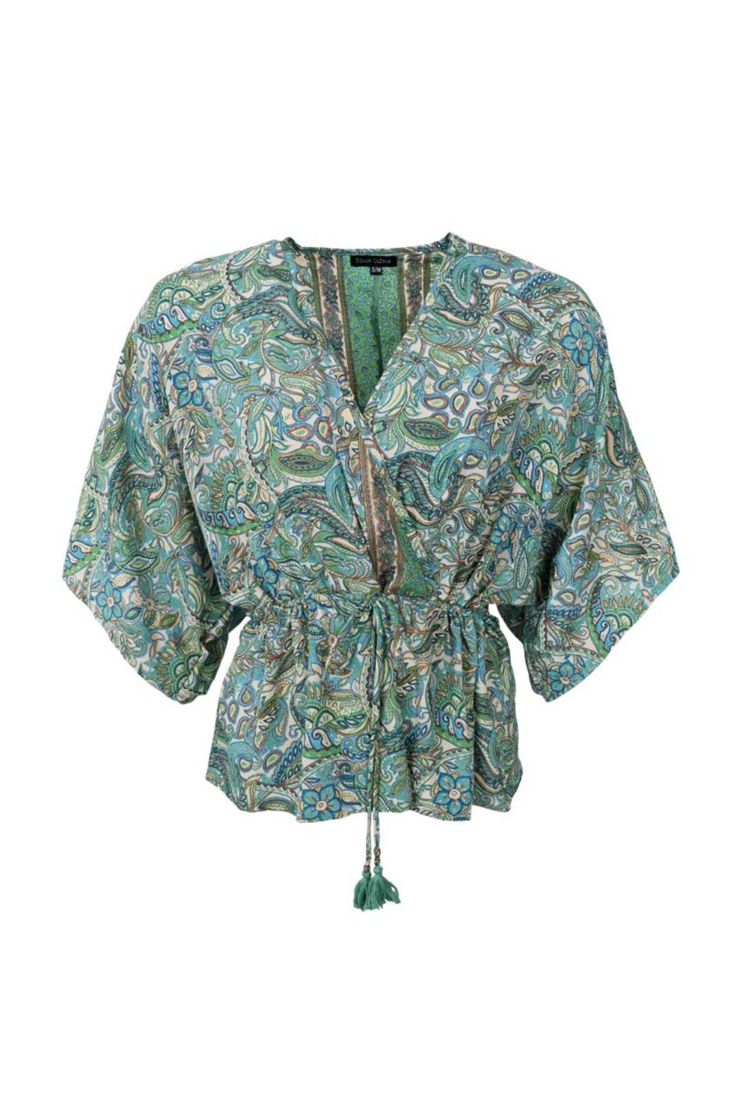 Black Colour - Bcluna V-Neck Blouse 39238 - Sea Green