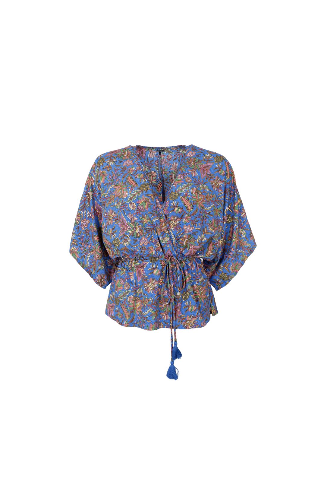 Black Colour - Bcluna V-Neck Blouse 39238 - Violet Blue