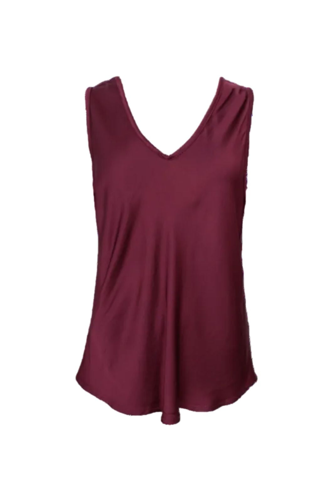 Black Colour - Bcmabel Double V-Neck Top 41210 - Shirts - Plum