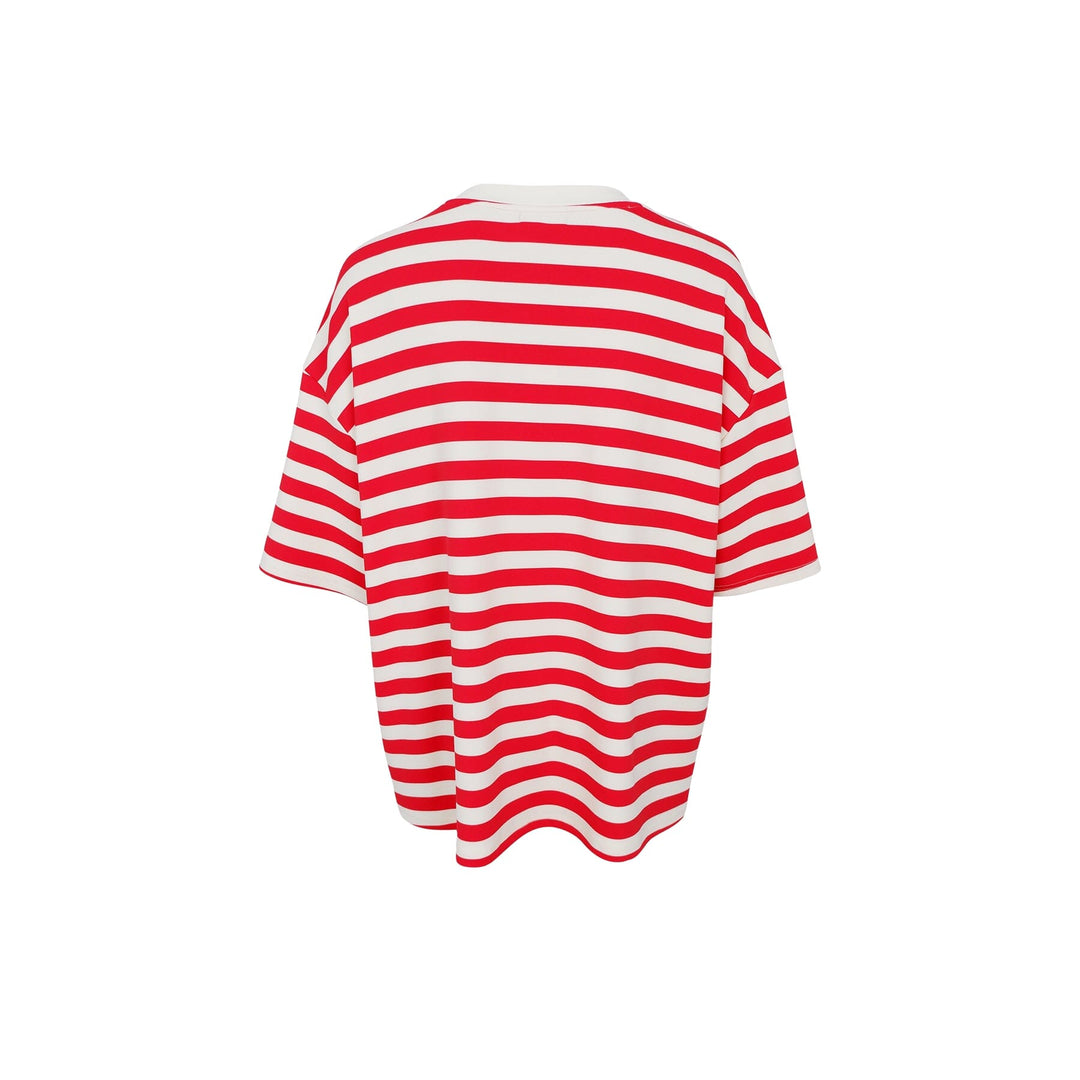 Black Colour - Bcmadelyn Big Tee 41119 - Shirts - Red T-shirts 