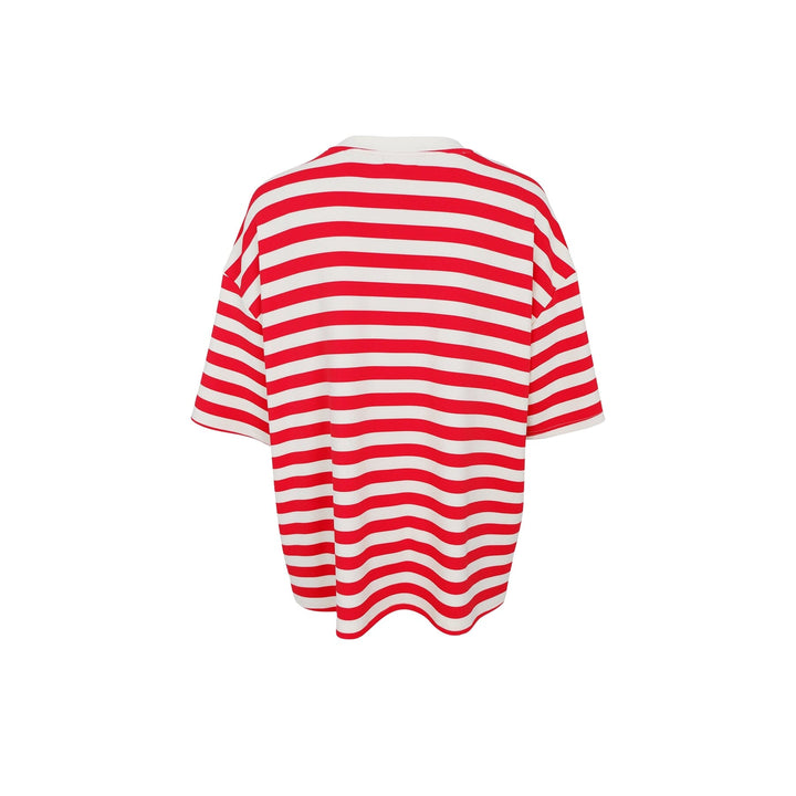 Black Colour - Bcmadelyn Big Tee 41119 - Shirts - Red T-shirts 