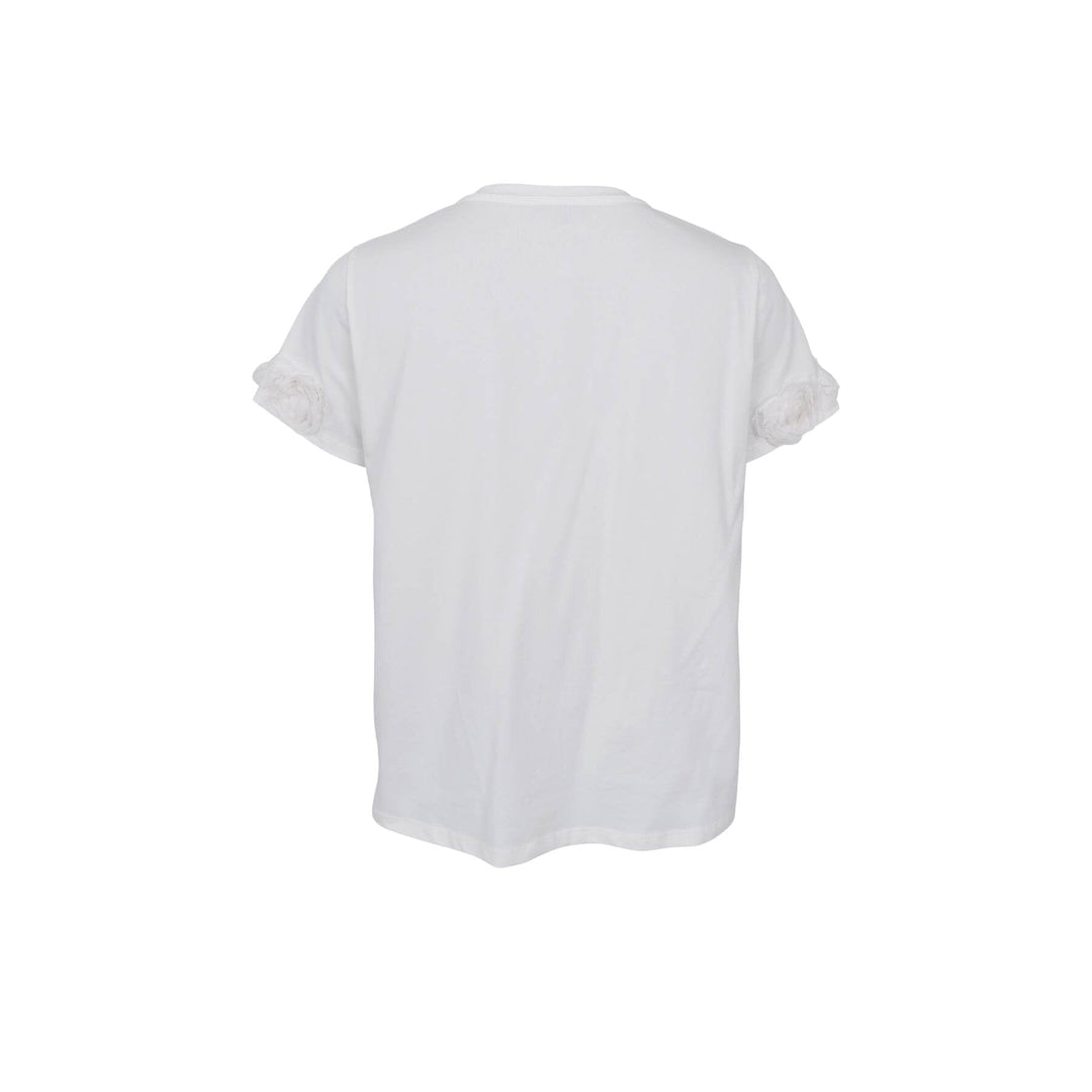 Black Colour - Bcmay Flowerpatch Tee 41102 - Shirts - Off White T-shirts 