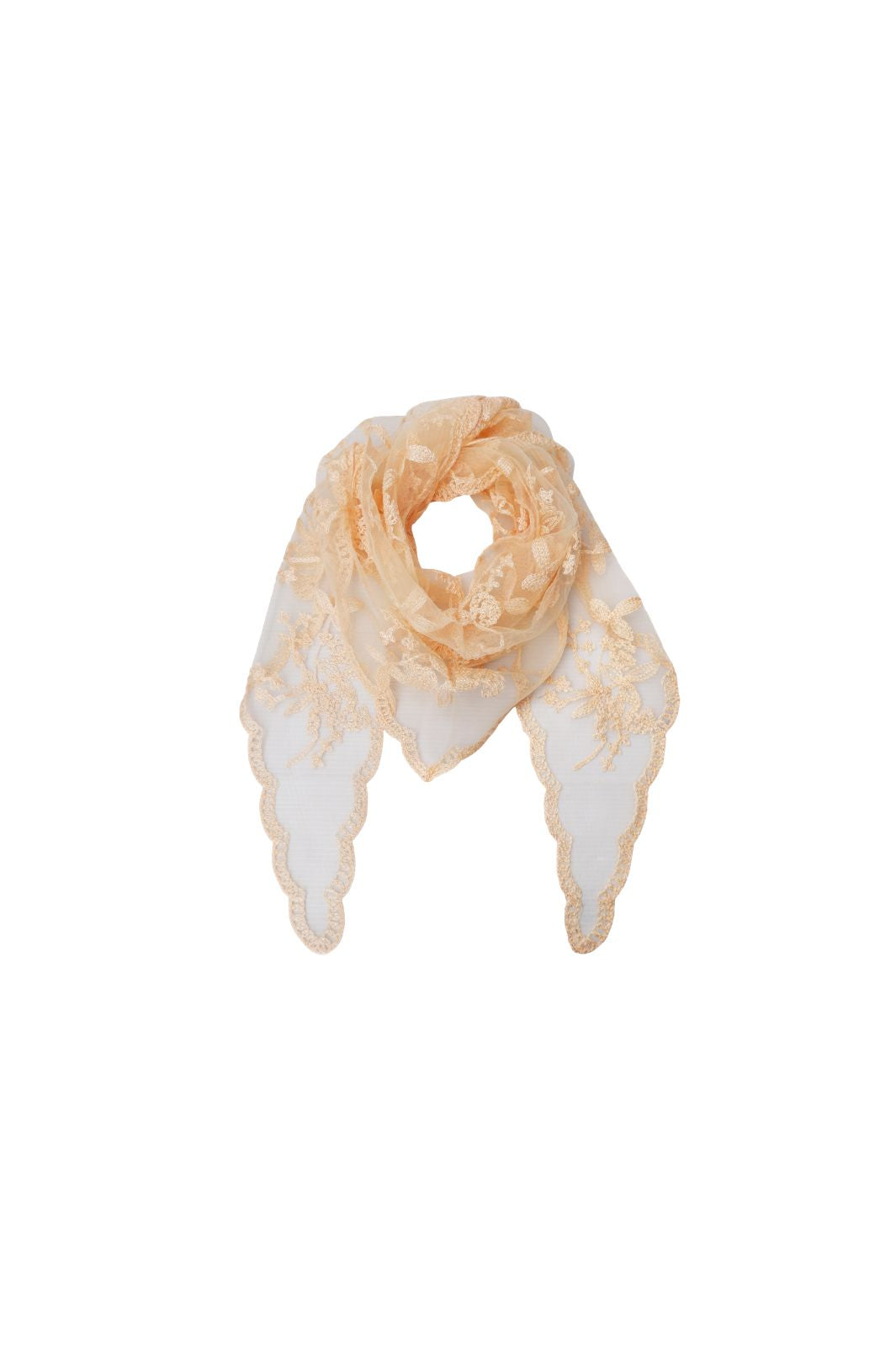Black Colour - Bcmiriana Triangle Lace Scarf 3643 - Beige