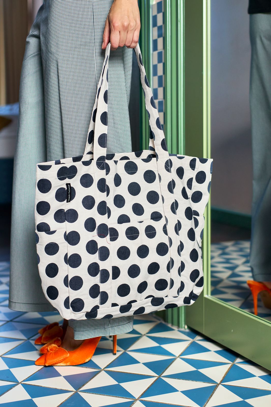 Black Colour - Bcnella Canvas Bag 9377 - Black