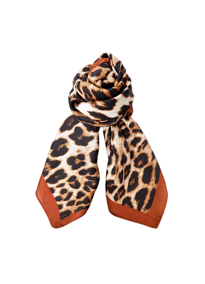 Black Colour - Bcnira Mini Scarf W. Golden Ring 3638 - Leo Tørklæder 